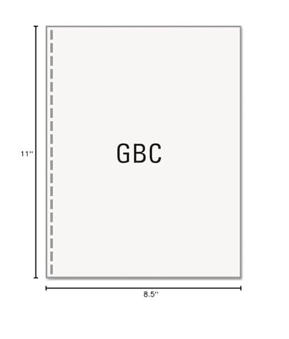 PrintWorks Professional Prepunched Paper, 8.5 x 11, 20 lb, GBC CombBind 19-Hole Punched Report & Presentation Paper, 500 Sheets, White (04328) - size: 20 lb, style: GBC, 19-Hole