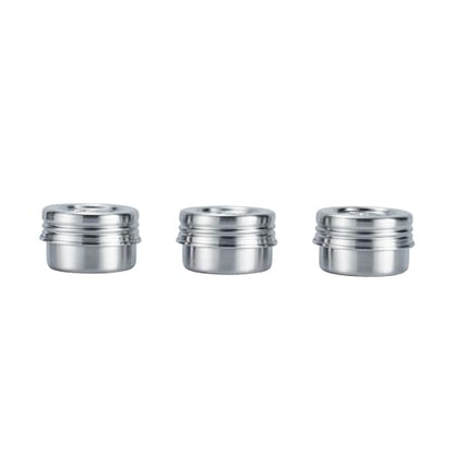 Bits Kits Stainless Steel Reusable Condiment and Snack Containers, Set of 3 - style: 3 Condiment Cups
