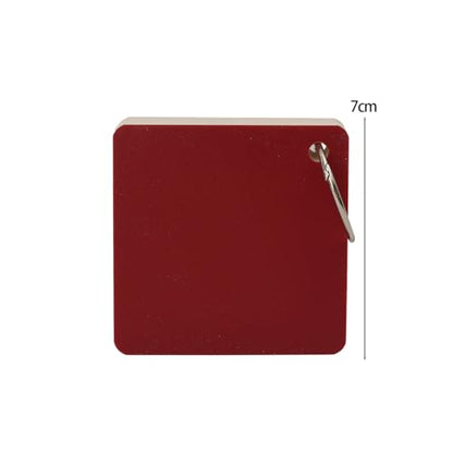 2 Pack/160 Pieces Blank Index Cards with Ring, Blank Flash Card 2.8x2.8" Note Cardstock for Memory Learning Studying Office (Red) - color: Red