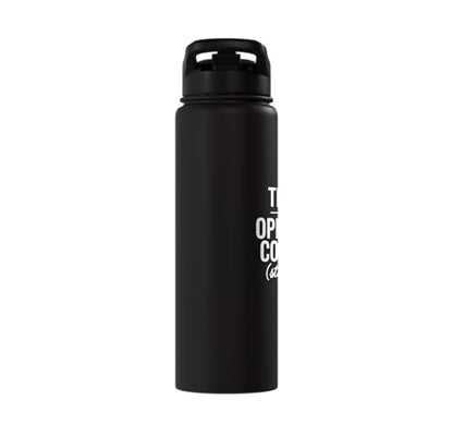 Tears of My Opposing Counsel Funny Lawyer Graduate Stainless Steel Insulated Water Bottle - color: Black