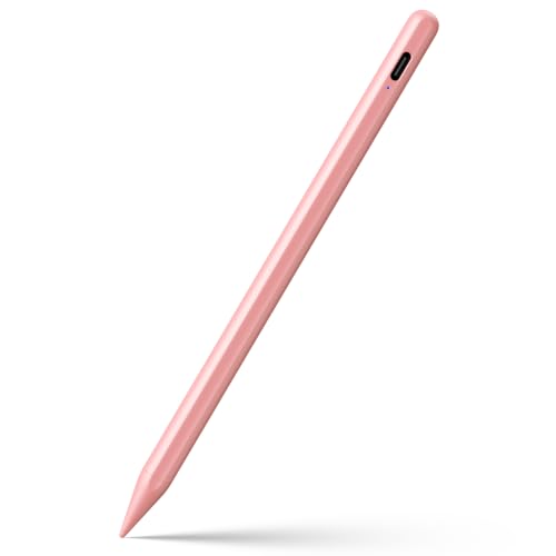 Stylus Pen for iPad 6th-11th Generation-2X Fast Charge Active Pencil Compatible with 2018-2026 Apple iPad Pro 11"/12.9"/M4, iPad Air 3/4/5/M2/M3/M4,iPad mini 5/6/7 Gen-Pink - color: Pink