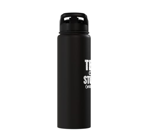 Funny School Teacher - Tears Of My Students Stainless Steel Insulated Water Bottle - color: Black