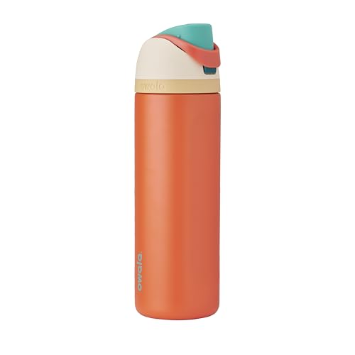 Owala Disney Princess FreeSip Insulated Stainless Steel Water Bottle with Straw for Sports and Travel, BPA-Free Sports Water Bottle, 24 oz, Moana - color: Moana, size: 24 Ounces