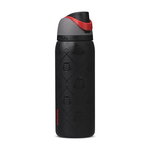Owala Star Wars FreeSip Insulated Stainless Steel Water Bottle with Straw for Sports, Travel, and School BPA-Free Sports Water Bottle, 32 oz, Darth Vader - color: Darth Vader, size: 32 Ounces