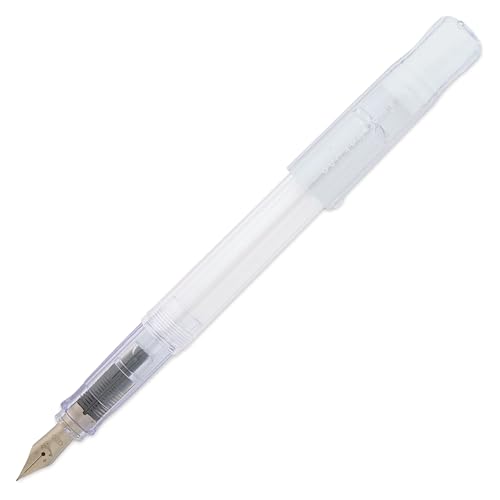 Pilot Kakuno Fountain Pen, Clear Barrel, Extra Fine Nib, 0.3mm, Pilot Kakuno Fountain Pen Extra Fine - size: 1 Count (Pack of 1), style: Extra Fine Nib