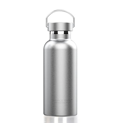 Triple Tree 17OZ Vacuum Insulated Stainless Steel Water Bottle, Double Wall Wide Mouth Lids Keeps beverage Hot or Cold Sweat Proof - color: Insulated, size: 17 Ounces