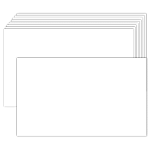 Goefun 100 Pack White Blank Index Cards 3x5 Unlined Note Cards | Goefun 80lb Heavy Duty Cardstock Thick Paper for Postcards, Photo Paper, Syllable Boards - color: white, size: 3x5