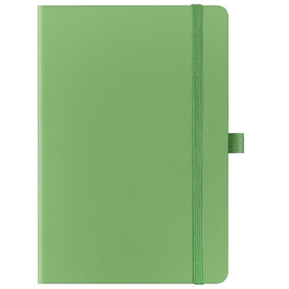 Ruled Notebook/Journal - Classic Lined Journal/Notebook, 5.3'' x 8.26'', Hardcover with Thick Paper, Banded + Pen Holder +Inner Pocket - Olive Green - color: Olive Green, size: Ruled