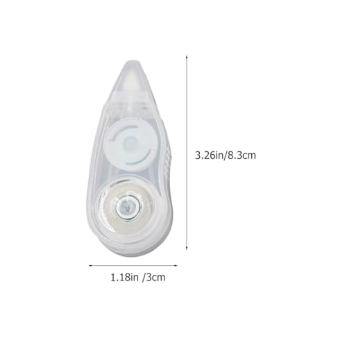12pcs Correction Tape Set for Students 12m Adhesive Small Correction Tape with Rainbow and Plain Designs for School and Office Use