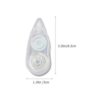 12pcs Correction Tape Set for Students 12m Adhesive Small Correction Tape with Rainbow and Plain Designs for School and Office Use