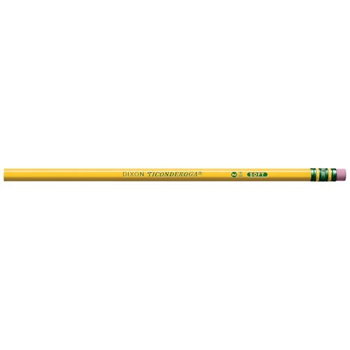 Ticonderoga Wood-Cased Pencils, Unsharpened, #2 HB Soft, Yellow, 96 Count - size: 96 Count (Pack of 1), style: Pack