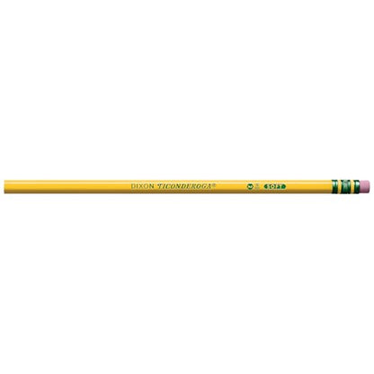 Ticonderoga Wood-Cased Pencils, Unsharpened, #2 HB Soft, Yellow, 96 Count - size: 96 Count (Pack of 1), style: Pack