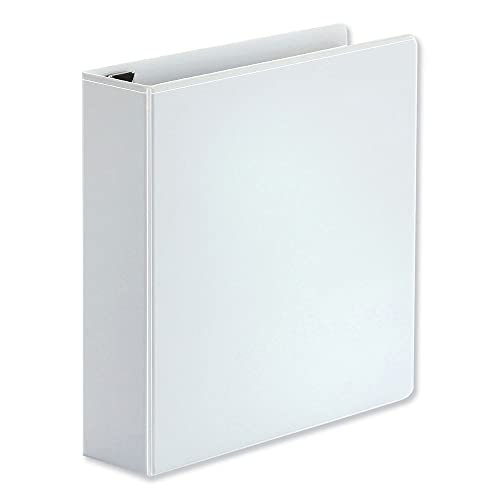 Universal 2" D-Ring View Binder, 565 Sheet Capacity, White