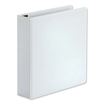 Universal 2" D-Ring View Binder, 565 Sheet Capacity, White