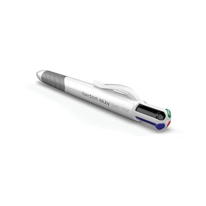 Paper Mate InkJoy Quatro Retractable Ballpoint Pens, 4 Colors in 1 Pen, Medium Point (1.0mm), 3 Count - Convenient, Note-Taking, Comfortable Grip, Ultra Smooth Ink