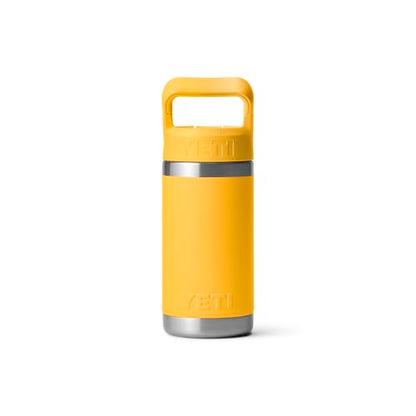 YETI Rambler Jr. 12 oz Kids Bottle, with Straw Cap - color: Alpine Yellow