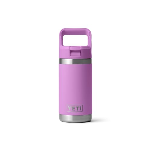 YETI Rambler Jr. 12 oz Kids Bottle, with Straw Cap - color: Desert Bloom