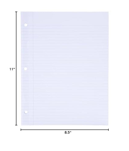 Mintra Reinforced Filler Paper (400 Sheets (4pk of 100), College Ruled) - color: College Ruled