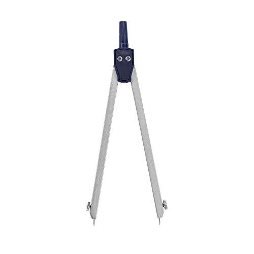 Pacific Arc Spring Bow Compass with Extension bar, ruling Pen, 6 inch Divider, Universal Adaptor, 6 inch Break Leg, and Replacement Lead. - style: Deluxe
