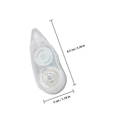 12pcs Correction Tape Set for Students 12m Adhesive Small Correction Tape with Rainbow and Plain Designs for School and Office Use