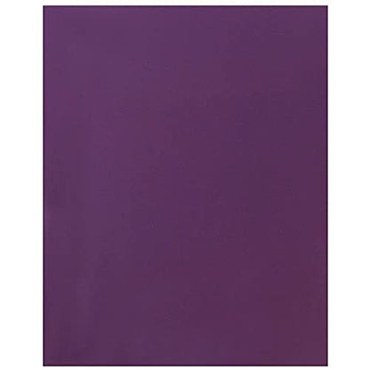JAM PAPER Laminated Two Pocket Glossy School Folders - Letter Size - High Gloss Purple - 6/Pack - color: Purple, size: Pack of 6 Folders