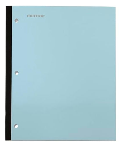 Mintra Bound Notebook 3pk - 80 Sheets - College Ruled (Arctic Ice, Sun Yellow, Spring Pink) - color: Arctic Ice, Sun Yellow, Spring Pink