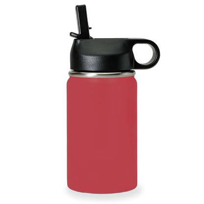 LaserGram Personalized Water Bottle, Grad Cap Class of 2023, 2024, 2025, 2026, 2027, Stainless Steel Double Wall Vacuum Insulated with Flip Top Straw, Custom Engraved Gift (12oz / 335ml Maroon) - color: Maroon, size: 12 Ounces