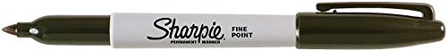 Sharpie 30001 Permanent Markers K7C53, Fine Point, Black, Box of 24