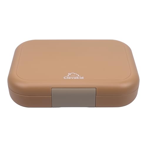 Bento Midi Lunch Box with carrying handle – 4 No-Mix Compartments | Microwave & Dishwasher Safe,Removable Tray | 900ML OZ (Pink Dark Powder) - color: Pink Dark Powder