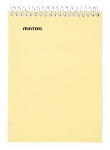 Mintra Office Small Spiral Notebooks (5x7 Top Spiral 4pk, Pastel) - color: Pastel, size: 5x7 Top Spiral 4pk
