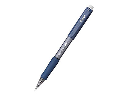 Pentel Twist Erase EXPRESS Automatic Pencil, 0.7mm Lead Size, Blue Barrel, Box of 12 (QE417C) - color: Blue, size: 12 Count (Pack of 1)