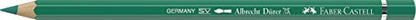 Faber-Castell Art & Graphic Albrecht Dürer Watercolour Pencil, (264), Dark Phthalo Green, For Art, Craft, Drawing, Sketching, Home, School, University, Colouring - color: Dark Phthalo Green