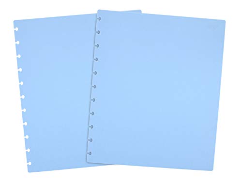 Talia Discbound Notebooks, Planner, Customizable, (Arctic Ice w/Arctic Ice Discs, Letter (8.5in x 11in)) - color: Arctic Ice W/Arctic Ice Discs, size: Letter (8.5in x 11in)