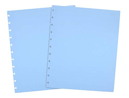 Talia Discbound Notebooks, Planner, Customizable, (Arctic Ice w/Arctic Ice Discs, Letter (8.5in x 11in)) - color: Arctic Ice W/Arctic Ice Discs, size: Letter (8.5in x 11in)
