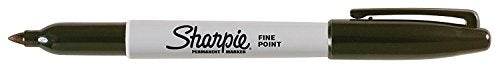 Sharpie Permanent Marker, Fine Point, Black, 1 Count (Pack of 3) - size: 1 Count (Pack of 3)
