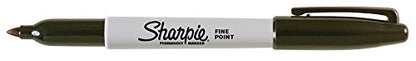 Sharpie Permanent Marker, Fine Point, Black, 1 Count (Pack of 3) - size: 1 Count (Pack of 3)