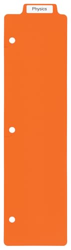 Avery Snap-in Bookmark Plastic Dividers for 3 Ring Binders, 5-Tab Set, Multicolor with White Labels, 1 Set (24908) - style: 1 Set