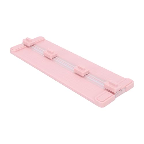 Hilitand Multi Function Paper Cutter Trimmer with Safe Hidden Blade and Wave Straight Cuts for Crafting A4 Paper and Photo Projects