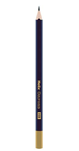 Helix Oxford Hb Grade Graphite Pencils (Pack of 12) with Plastic Free Packaging