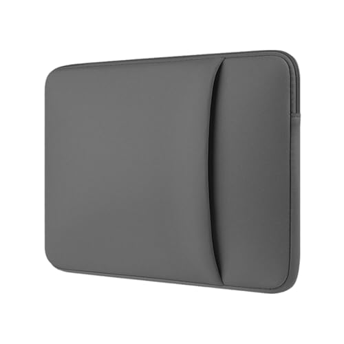 laptopCase - laptopShoulder Sleeve, Waterproof Laptops Tote | Multifunctional Computer Storage Organizer, Zipper Tablet Holder, laptopProtective Bag with Extra Pocket - color: Gray