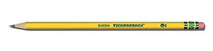 TICONDEROGA Woodcase Pencils with Erasers, 6 Pre-Sharpened Boxes of 12, 72 Pencils Total (13806SP)