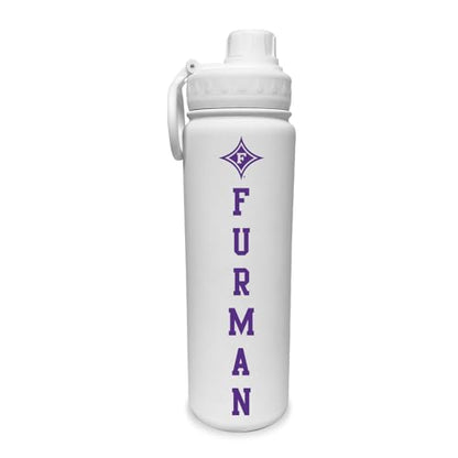 Furman Water Bottle - Double Walled Stainless Steel 24 oz Keeps Drinks Cold or Hot - color: Furman