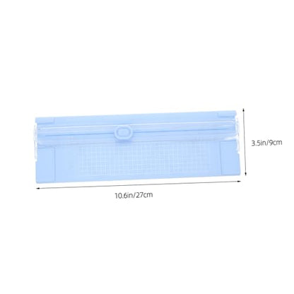 KALLORY Portable Paper Trimmer Small Manual Photo Cutting Tool for Crafting Scrapbooking and Office Use Effortless Operation with Elegant Design and Versatile Functionality