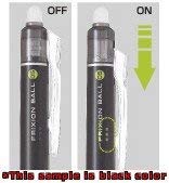 Pilot FriXion Ball Knock Retractable Erasable Gel Ink Pens, Extra Fine Point 0.5mm, Green Ink, 3 Pens & 6 Refills Value Set