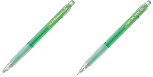 Pilot Color Mechanical Pencil Eno, 0.7mm, Green (HCR-12R-G7) (Pack of 2) - color: Green, size: 1 Count (Pack of 2)