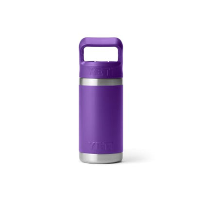 YETI Rambler Jr. 12 oz Kids Bottle, with Straw Cap - color: Pace Purple