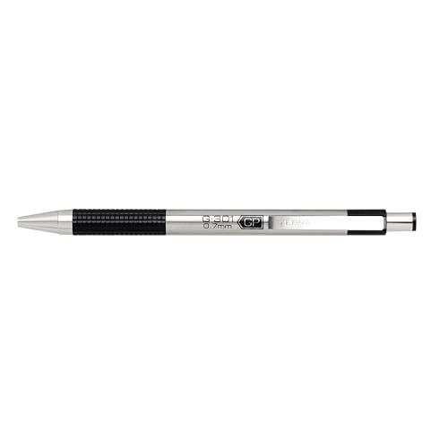 Zebra Pen Stainless Steel Writing Set, M-301 Mechanical Pencil and F-301 0.7mm Ballpoint Black Ink Pen, Ideal for Note-Taking, Sketching and Journaling, 2-Pack (57011) - color: Black Set E