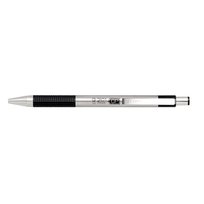 Zebra Pen Stainless Steel Writing Set, M-301 Mechanical Pencil and F-301 0.7mm Ballpoint Black Ink Pen, Ideal for Note-Taking, Sketching and Journaling, 2-Pack (57011) - color: Black Set E