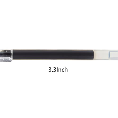 Volcanics Black Erasable Gel Ink Pens 20 Pack – Smooth Writing Heat Erasable Gel Pens with Cap, No Refill Needed, No Smudge, Ideal for School, Office, Journaling, Sketching, Note Taking - color: Black