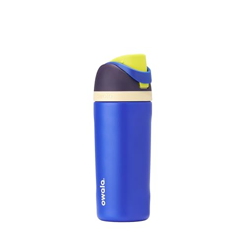 Owala Kids FreeSip Insulated Stainless Steel Water Bottle with Straw, BPA-Free Sports Water Bottle, Great for Travel, 16 oz, Celestial Sphere - color: Celestial Sphere, size: 16 Ounces
